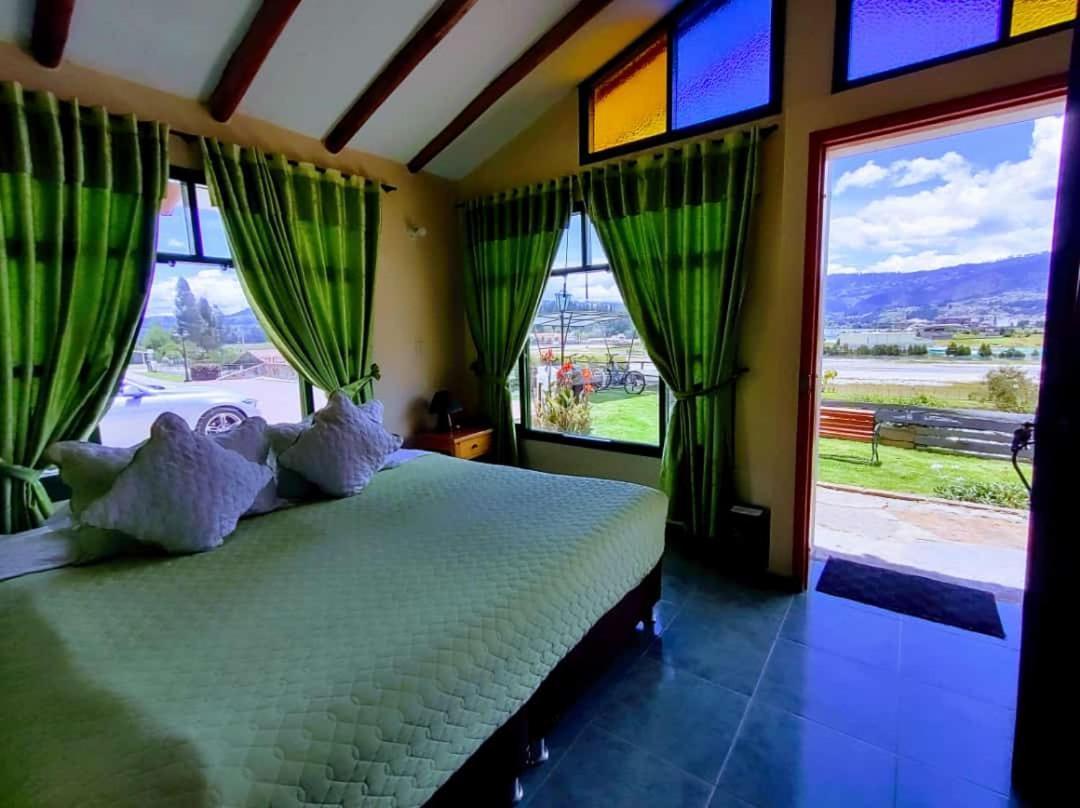 Hotel Cabanas San Cayetano Paipa Ngoại thất bức ảnh